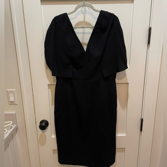 🆕 NWT Dress the Population Louisa Flutter Sleeve Dress - Picture 2 of 7